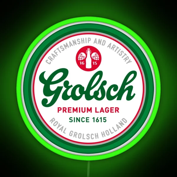 Grolsch Brewery RGB Neon Sign