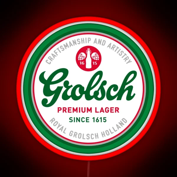 Grolsch Brewery RGB Neon Sign