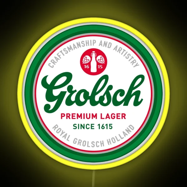 Grolsch Brewery RGB Neon Sign