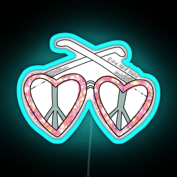 Groovy Glasses RGB Neon Sign