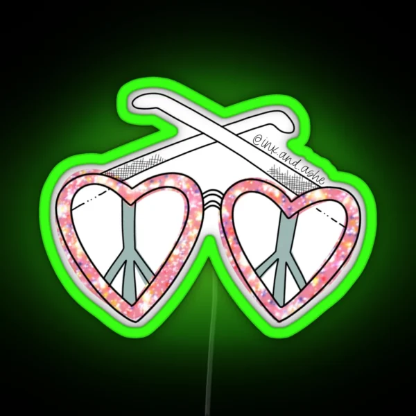 Groovy Glasses RGB Neon Sign