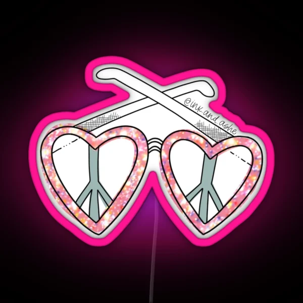 Groovy Glasses RGB Neon Sign