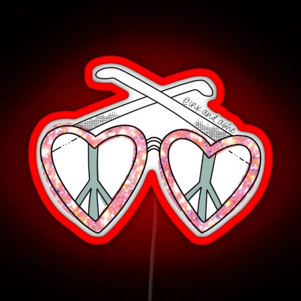 Groovy Glasses RGB Neon Sign