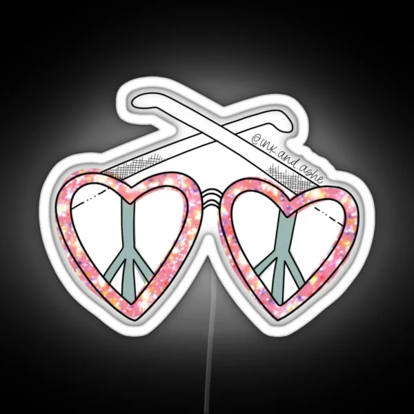 Groovy Glasses RGB Neon Sign