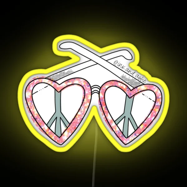 Groovy Glasses RGB Neon Sign