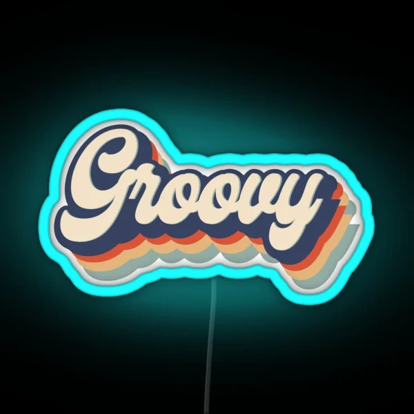 Groovy RGB Neon Sign