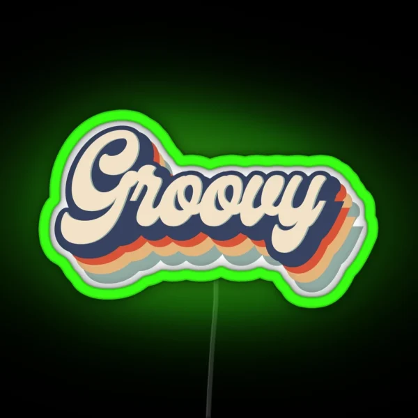 Groovy RGB Neon Sign