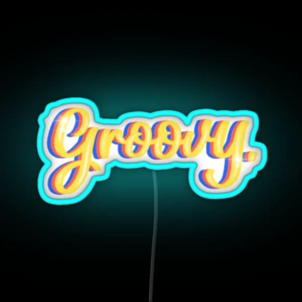 Groovy RGB Neon Sign