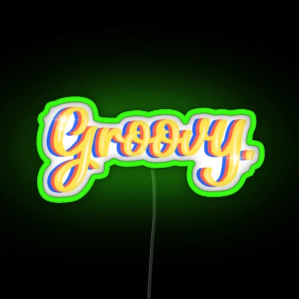 Groovy RGB Neon Sign