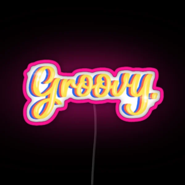Groovy RGB Neon Sign