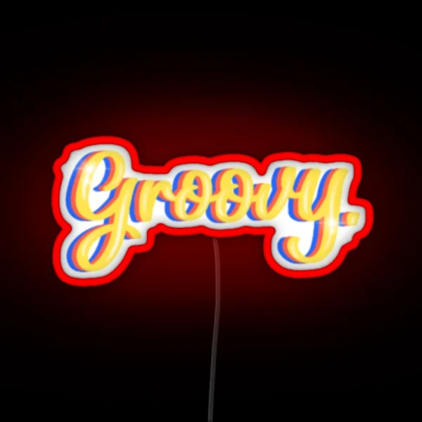 Groovy RGB Neon Sign