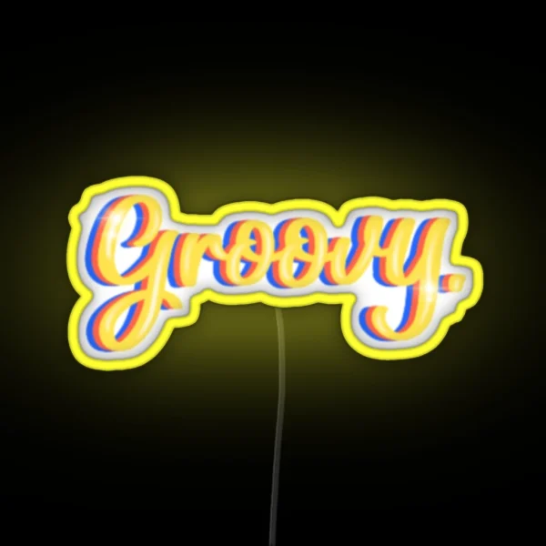 Groovy RGB Neon Sign