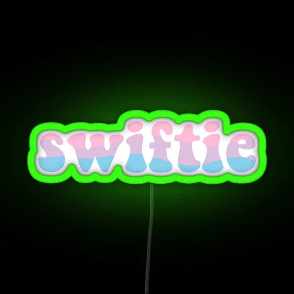 Groovy Swiftie Led Bisexual Pride RGB Neon Sign