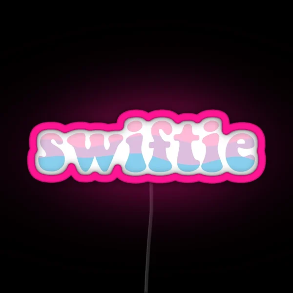 Groovy Swiftie Led Bisexual Pride RGB Neon Sign