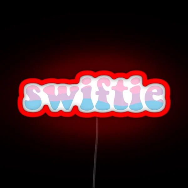 Groovy Swiftie Led Bisexual Pride RGB Neon Sign