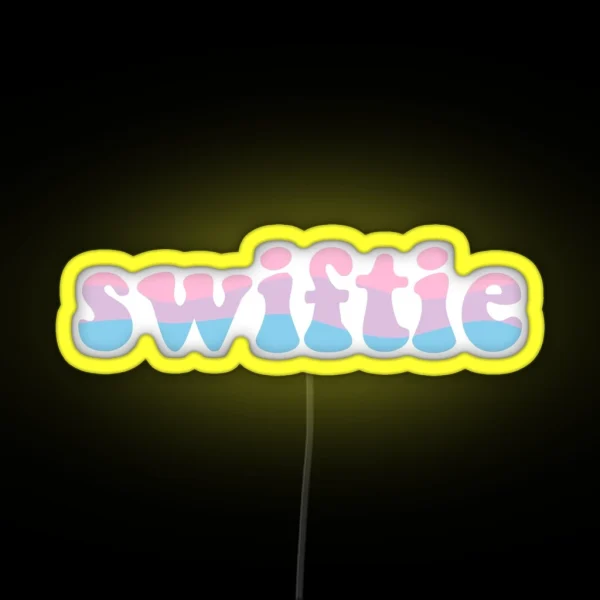 Groovy Swiftie Led Bisexual Pride RGB Neon Sign