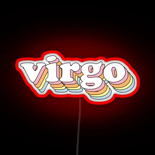 Groovy Virgo RGB Neon Sign