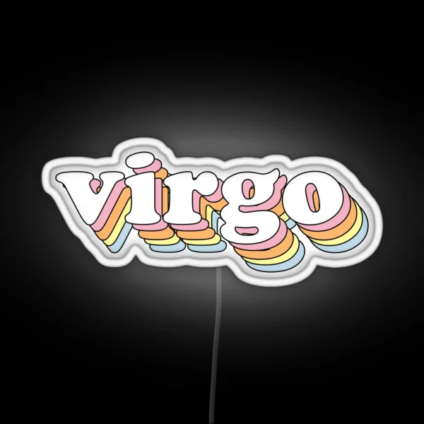 Groovy Virgo RGB Neon Sign