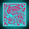RGB Neon Spiral Art Sign for Home Office Inspiration Motivation.