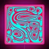 RGB Neon LED Canvas Art Spiral of Perfection Motivation Growth Inspiration