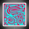 Glowing spiral art decor accentuating growth and striving perfection instantly