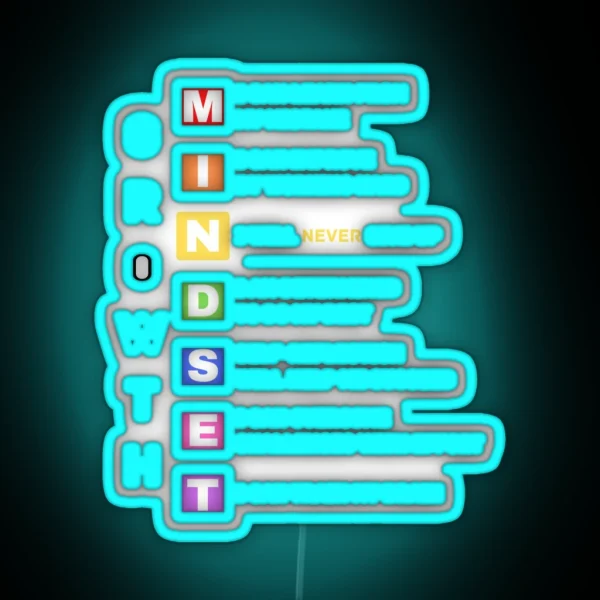 Growth Mindset RGB Neon Sign