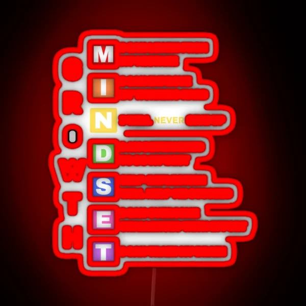 Growth Mindset RGB Neon Sign