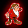 Fun, quirky grumpy dwarf neon light sign for gaming rooms