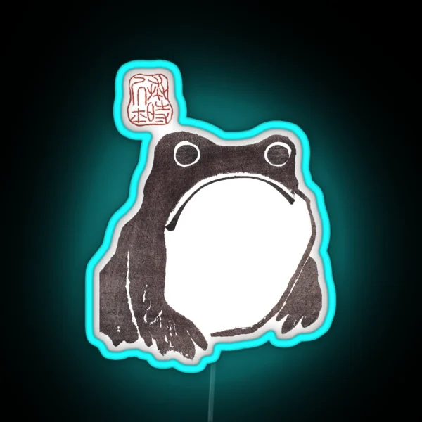 Grumpy Frog Matsumoto Hoji RGB Neon Sign