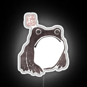 Grumpy Frog Matsumoto Hoji RGB Neon Sign