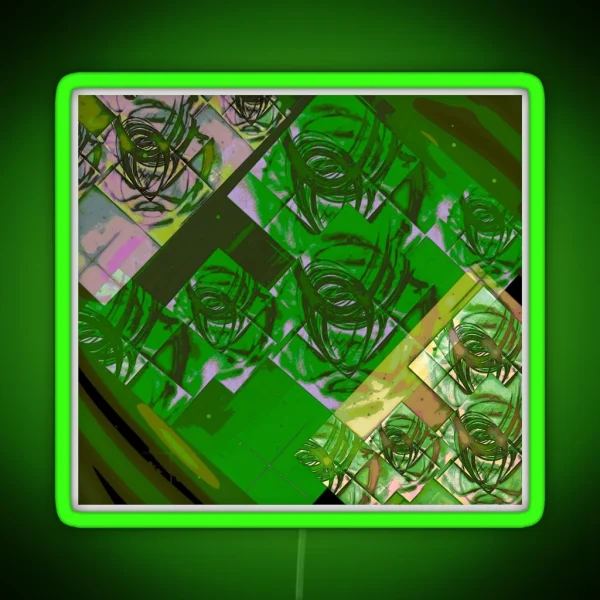 Grunge Chaos RGB Neon Sign
