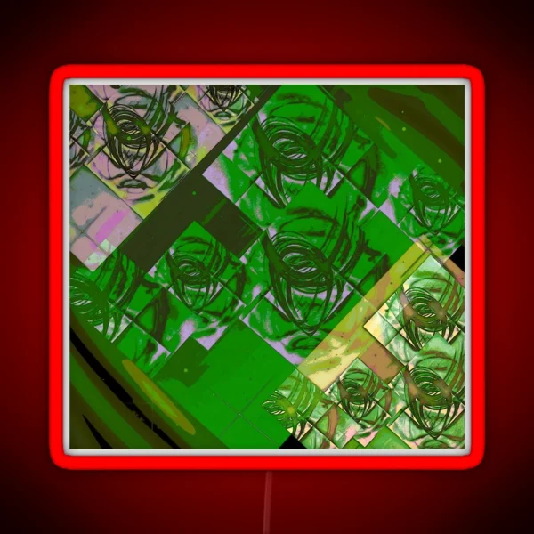 Grunge Chaos RGB Neon Sign
