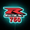 Authentic High-Brightness GSX-R 750 Neon Sign with Color-Changing RGB Lighting