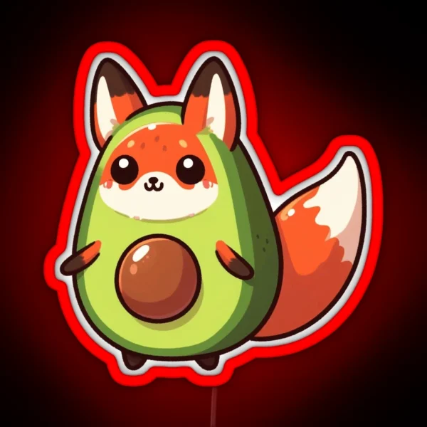 Guac Fox RGB Neon Sign