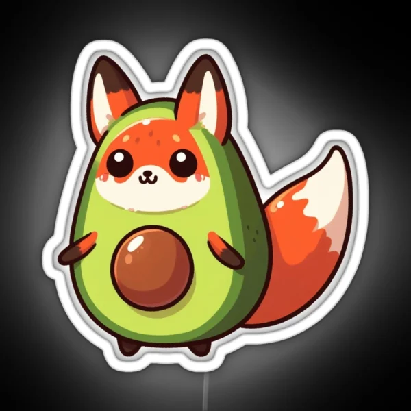 Guac Fox RGB Neon Sign