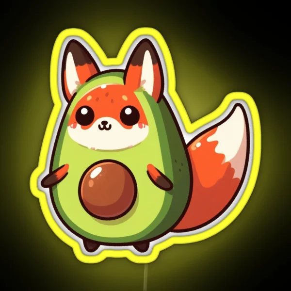 Guac Fox RGB Neon Sign
