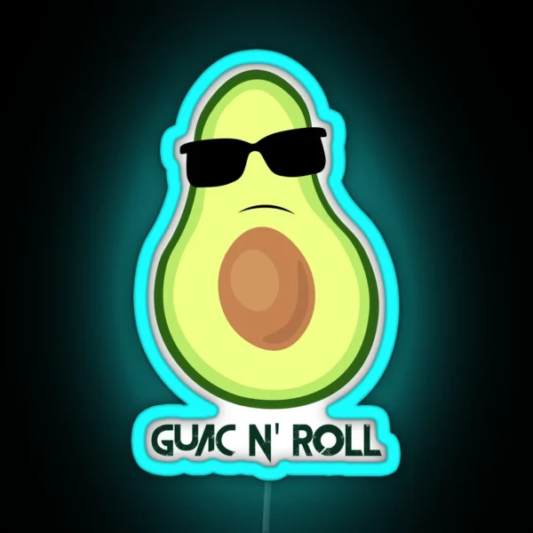 Guac N Roll RGB Neon Sign