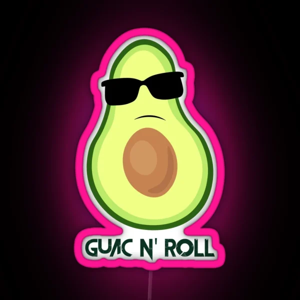 Guac N Roll RGB Neon Sign
