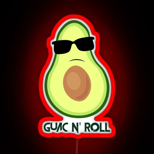 Guac N Roll RGB Neon Sign
