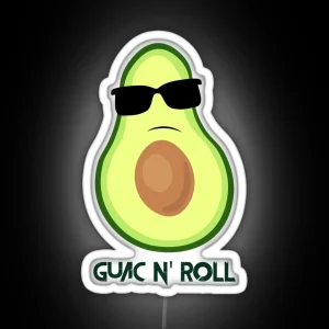 Guac N Roll RGB Neon Sign