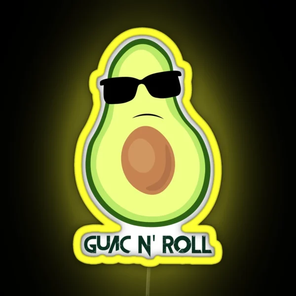 Guac N Roll RGB Neon Sign