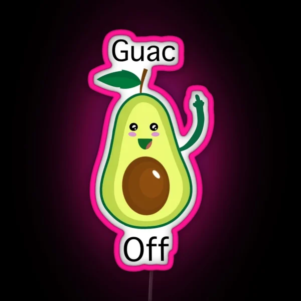 Guac Off RGB Neon Sign