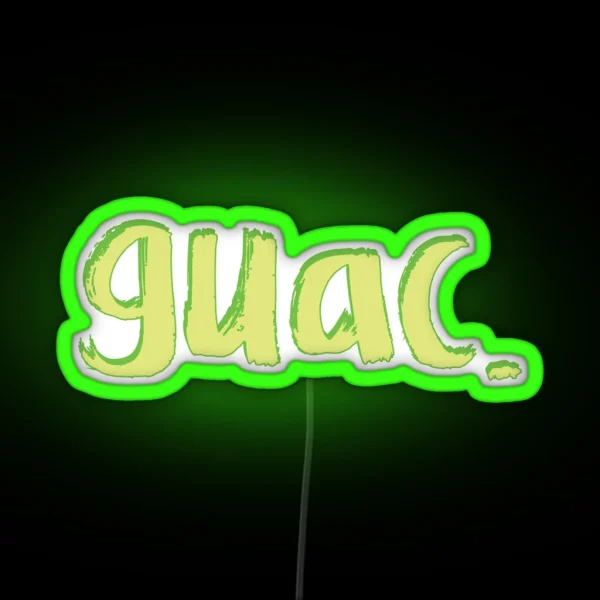 Guac RGB Neon Sign