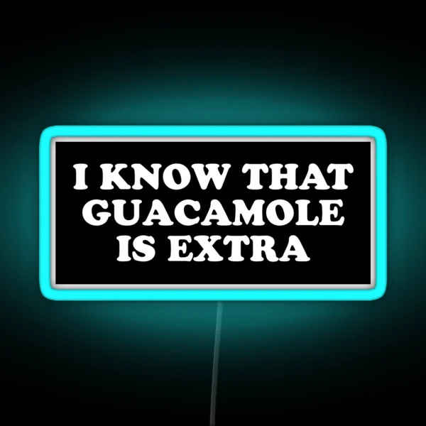 GUACAMOLE RGB Neon Sign