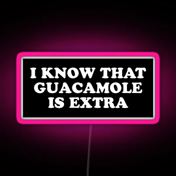 GUACAMOLE RGB Neon Sign