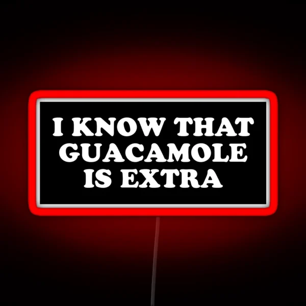 GUACAMOLE RGB Neon Sign