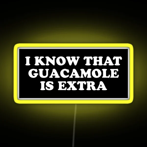 GUACAMOLE RGB Neon Sign