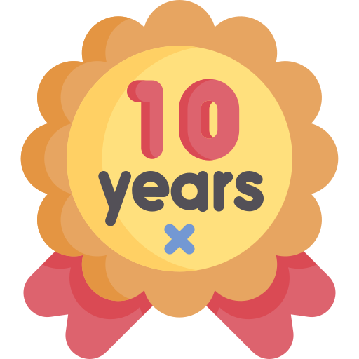 10 Years Warranty