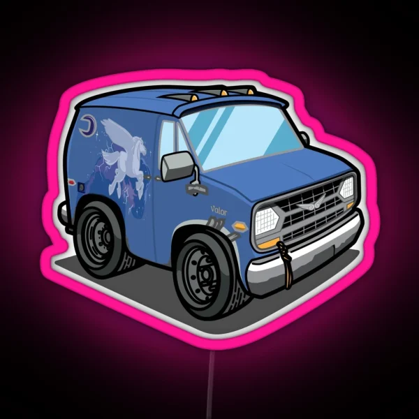 Guinevere The Van RGB Neon Sign