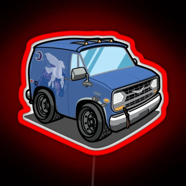 Guinevere The Van RGB Neon Sign
